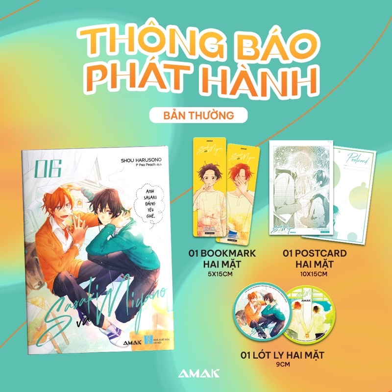 Sách Sasaki và Miyano tập 6  - Bản Quyền