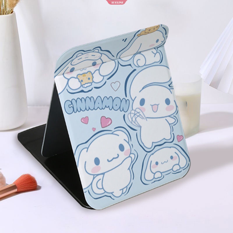 Sanrio Gương Trang Điểm Gấp Gọn Để Bàn mymelody kuromi cinnamoroll Cho Nữ Sinh