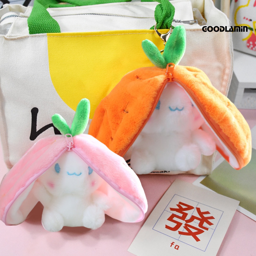 Goodlawt Thú Nhồi Bông Hình Chú Chó Ăn Trái Cây / Thỏ Nhồi Bông Mềm Mại Đáng Yêu Hoạt Hình