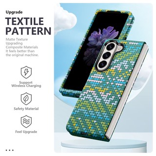 Bao Da Điện Thoại Chống Trầy Xước Họa Tiết Sợi carbon Cho samsung galaxy z fold 3 fold 4 fold 5 Ốp