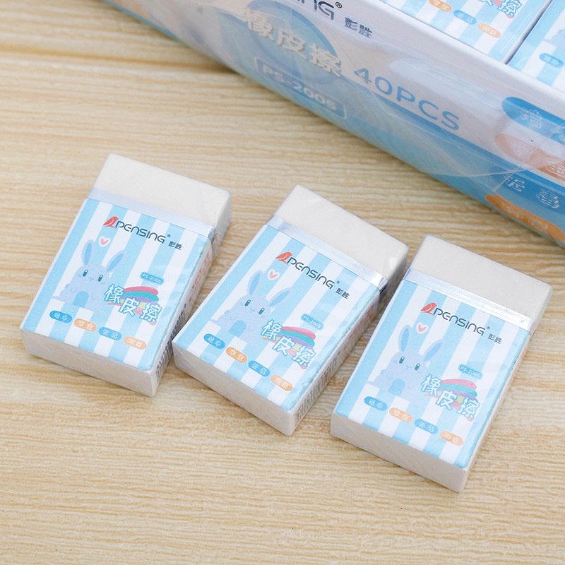 Gôm tẩy bút chì trắng Pensing phù hợp học sinh, thi trắc nghiệm tiện lợi  PS-2005