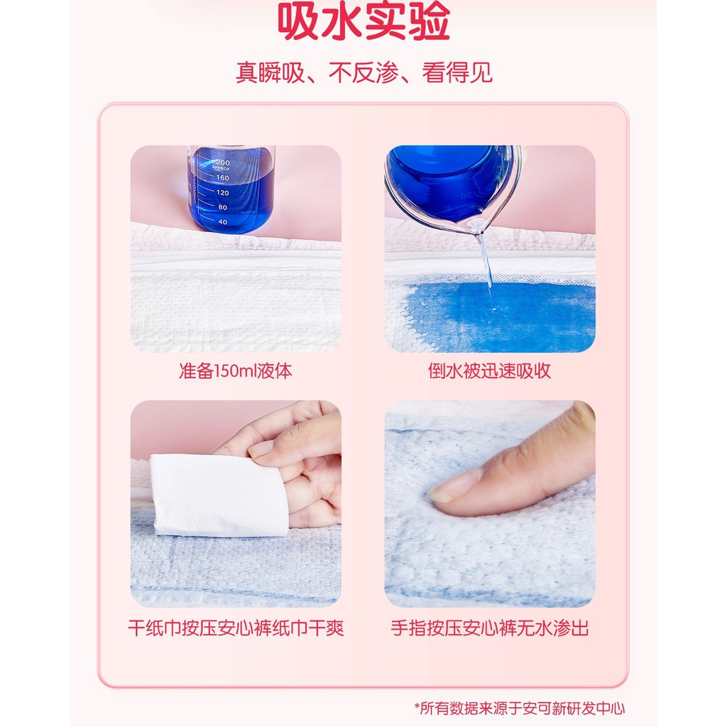 Ankexin Bộ bikini 2 Mảnh Hình Tam Giác Thoáng Khí Chống Rò Rỉ Ban Đêm Thoải Mái Dành Cho Mẹ Bầu