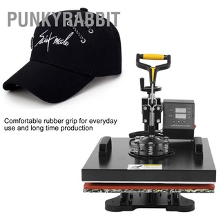 Punkyrabbit 5 trong 1 38*38 cm máy ép nhiệt in truyền phích cắm châu âu cho áo cốc tấm