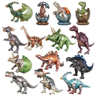 Bong Bóng Hình Khủng Long 4d Bằng Màng Nhôm Trang Trí Chủ Đề Thế Giới jurassic