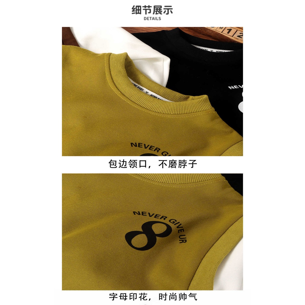 80-160cm Trẻ Em Phong Cách Mới Mùa Thu Áo Giả Hai Mảnh Dài Tay Vừa Lớn Mẹ In Hình Top Phiên Bản Hàn Quốc Thời Trang Phong Cách Mỹ Châu Âu