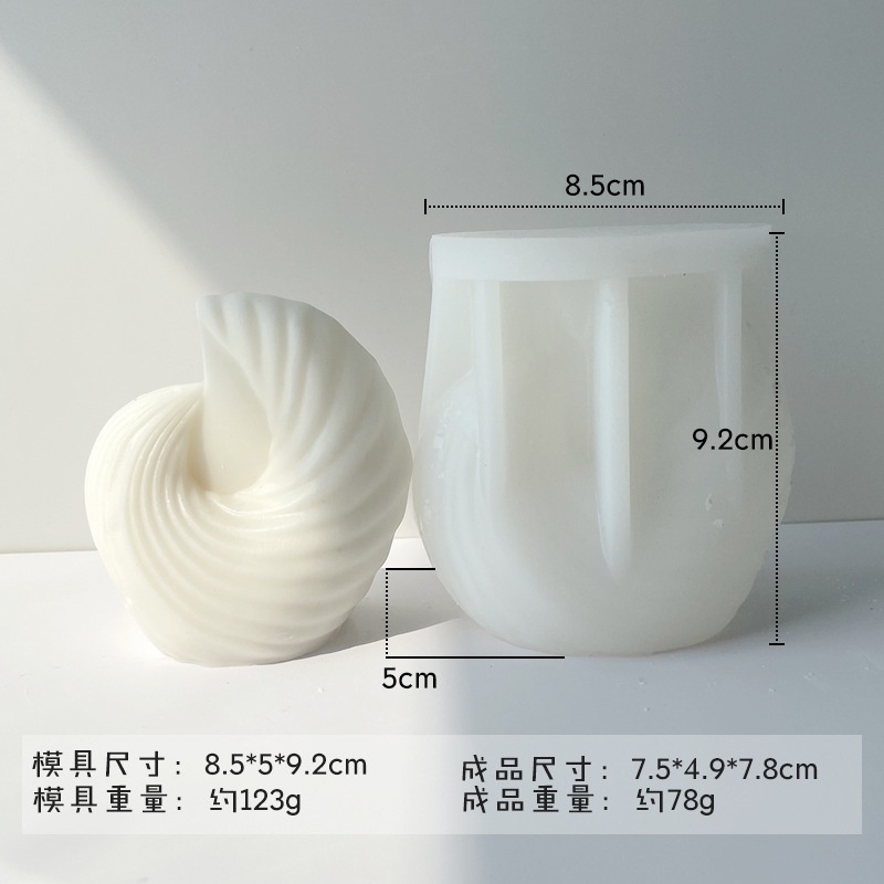 Khuôn silicone Làm Nến / Xà Phòng Hình Học diy