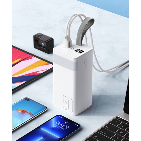 Pin dự phòng sạc nhanh Remax RPP-321 dung lượng 50000mAh đèn pin chiếu sáng - hỗ trợ QC 22.5 và PD 20W