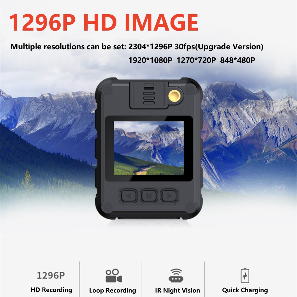 Camera Hành Trình 4k Có Kẹp Sau Tầm Nhìn Đêm Kết Nối wifi ir Cho Xe Máy dvr