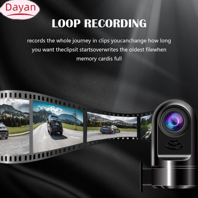 Máy Ghi Hình Cảm Ứng Ban Đêm dvr 170 Độ hd 1080p Cho Xe Hơi
