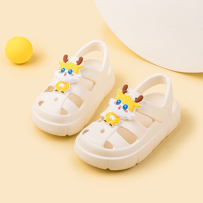 AYUER Xăng đan Đế Mềm Họa Tiết Hoạt Hình Dễ Thương Cho Bé Trai Và Bé Gái