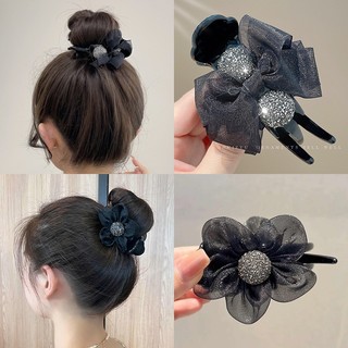 Kẹp Tóc Lưới Đính Đá Thời Trang Hàn Quốc