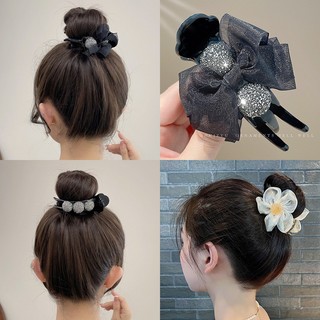 Kẹp Tóc Lưới Đính Đá Thời Trang Hàn Quốc
