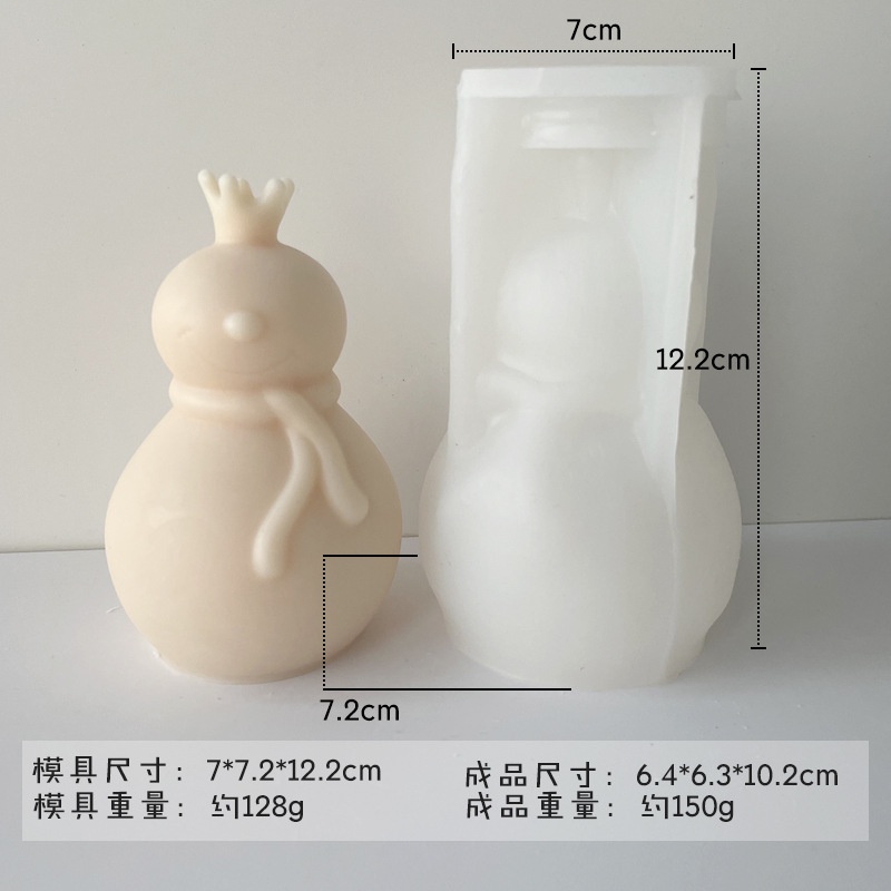 Khuôn silicone Làm Nến Thơm Hình Cây Thông Giáng Sinh diy