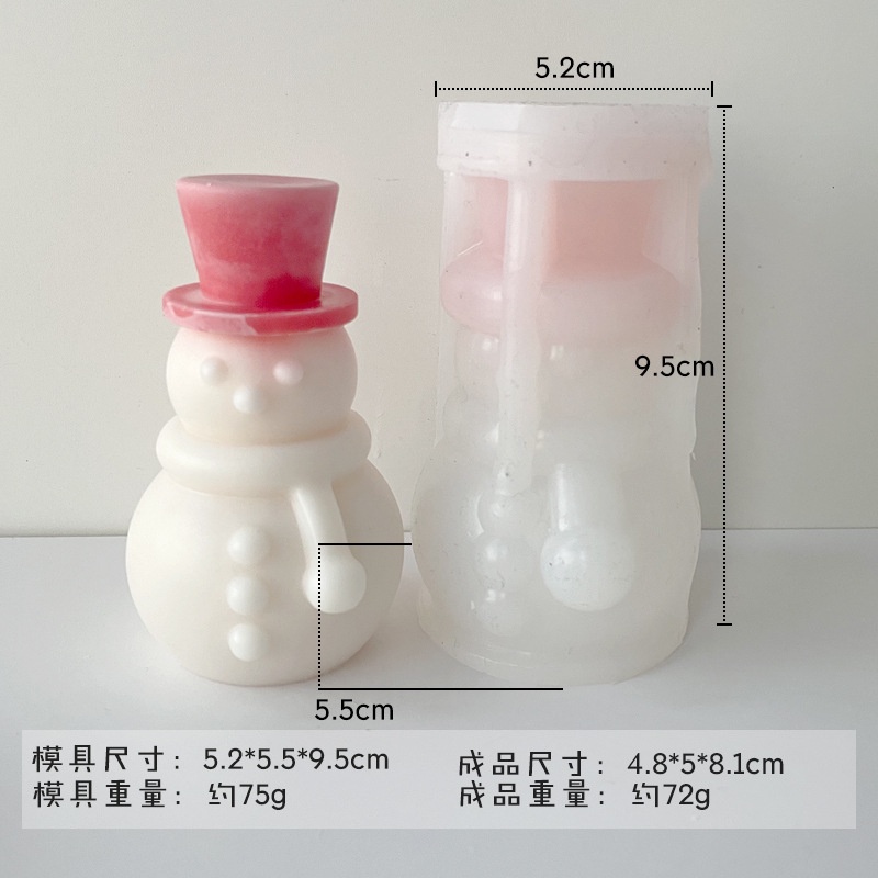 Khuôn Làm Nến Thơm Hình Cây Thông Giáng Sinh Bằng silicone diy