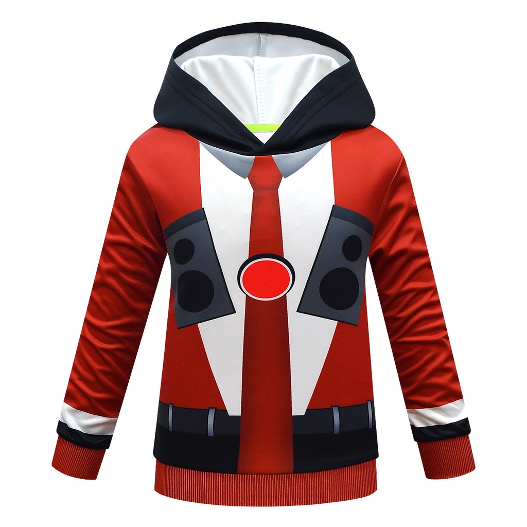 Skibidi Bộ Áo Hoodie + Quần Dài Hóa Trang Thể Thao Hóa Trang halloween Cho Bé