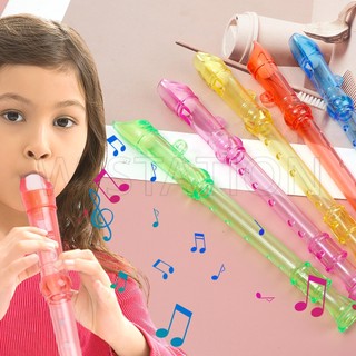 Nhạc Cụ Sáo clarinet 6 Lỗ Bằng Nhựa / 14cm Màu Sắc Ngẫu Nhiên Giáo Dục Sớm Cho Bé