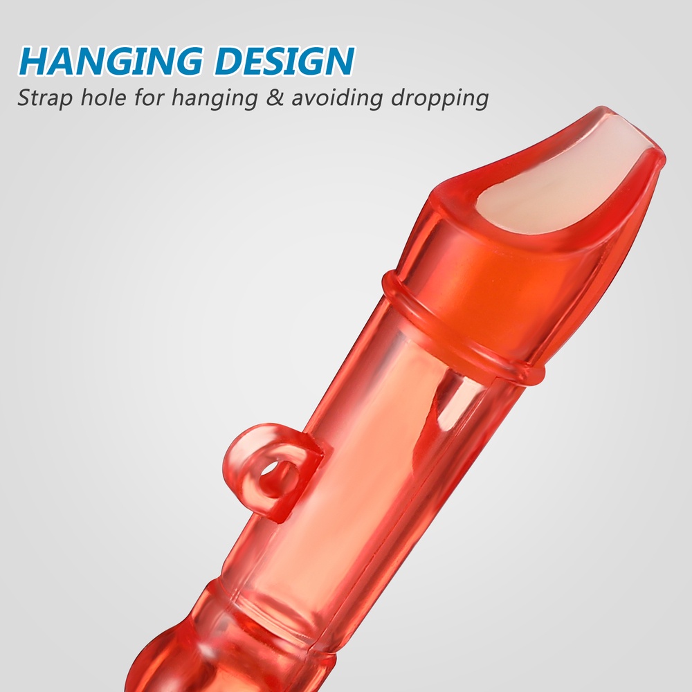 Nhạc Cụ Sáo clarinet 6 Lỗ Bằng Nhựa / 14cm Màu Sắc Ngẫu Nhiên Giáo Dục Sớm Cho Bé