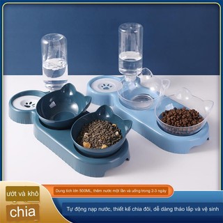 Tô Đựng Thức Ăn / Nước Uống Chống Ngứa Màu Đen Dành Cho Thú Cưng
