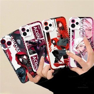 Ốp Điện Thoại tpu Mềm Trong Suốt Chống Sốc Hình spider man Cho iphone 11 12 pro 6 6s 7 8 plus x xs xr max