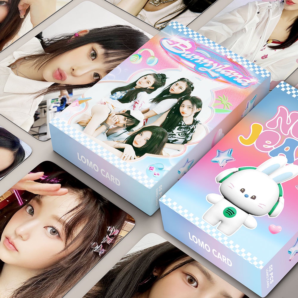 Hộp 55 Ảnh lomo card Hình Thỏ bunny Thẻ