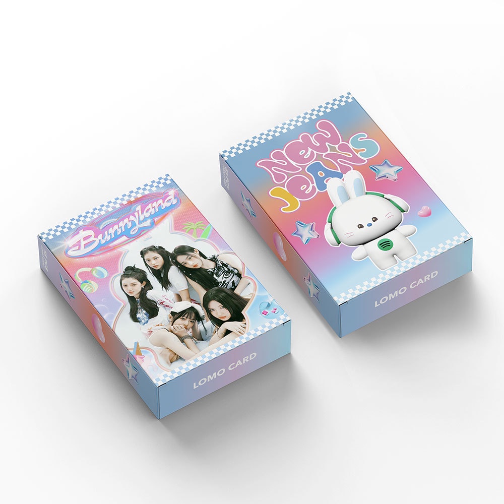 Hộp 55 Ảnh lomo card Hình Thỏ bunny Thẻ