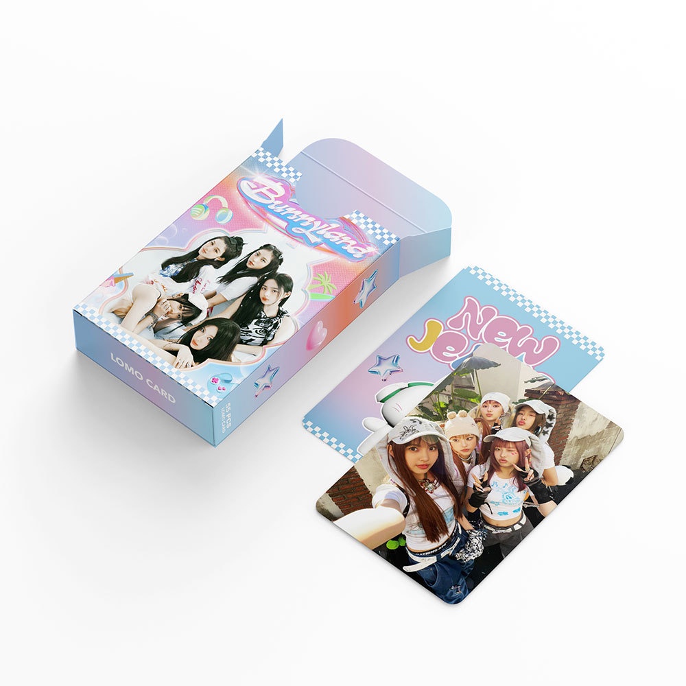 Hộp 55 Ảnh lomo card Hình Thỏ bunny Thẻ