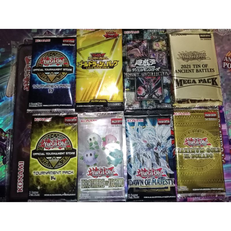 Tổng hợp các pack yugioh nguyên seal chưa mở xuất sứ uk và japan