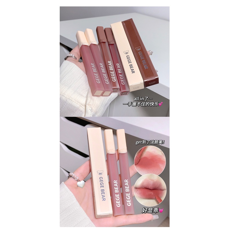 Ge bear Son Môi Màu Lì Xinh Xắn Cho Học Sinh