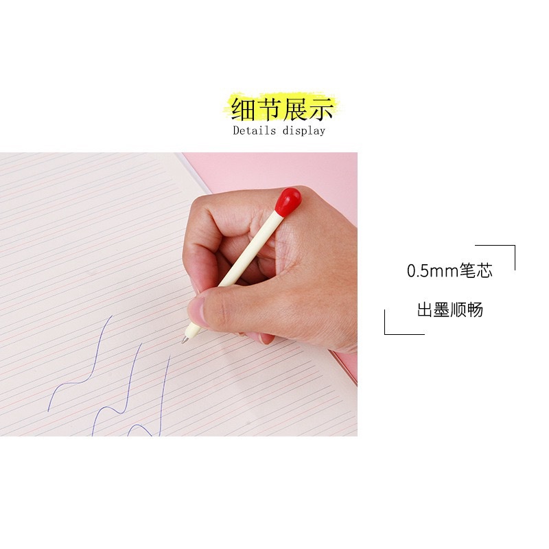 Bút nước que diêm - Mực xanh - Bút các loại - LYANWN