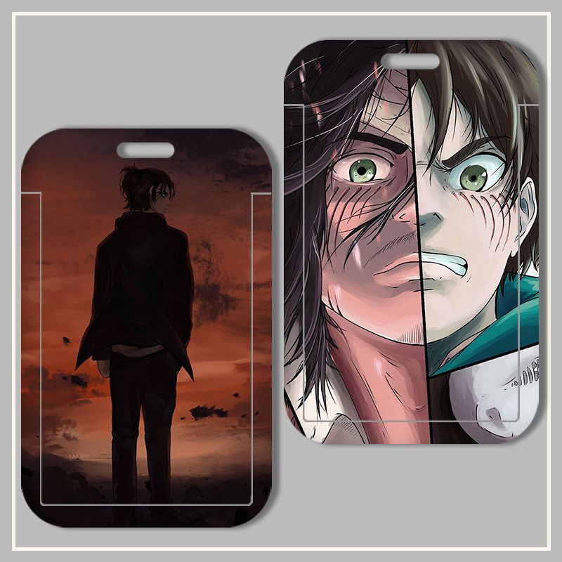 Bao Đựng Thẻ Họa Tiết attack on titan allen bus Cho Học Sinh