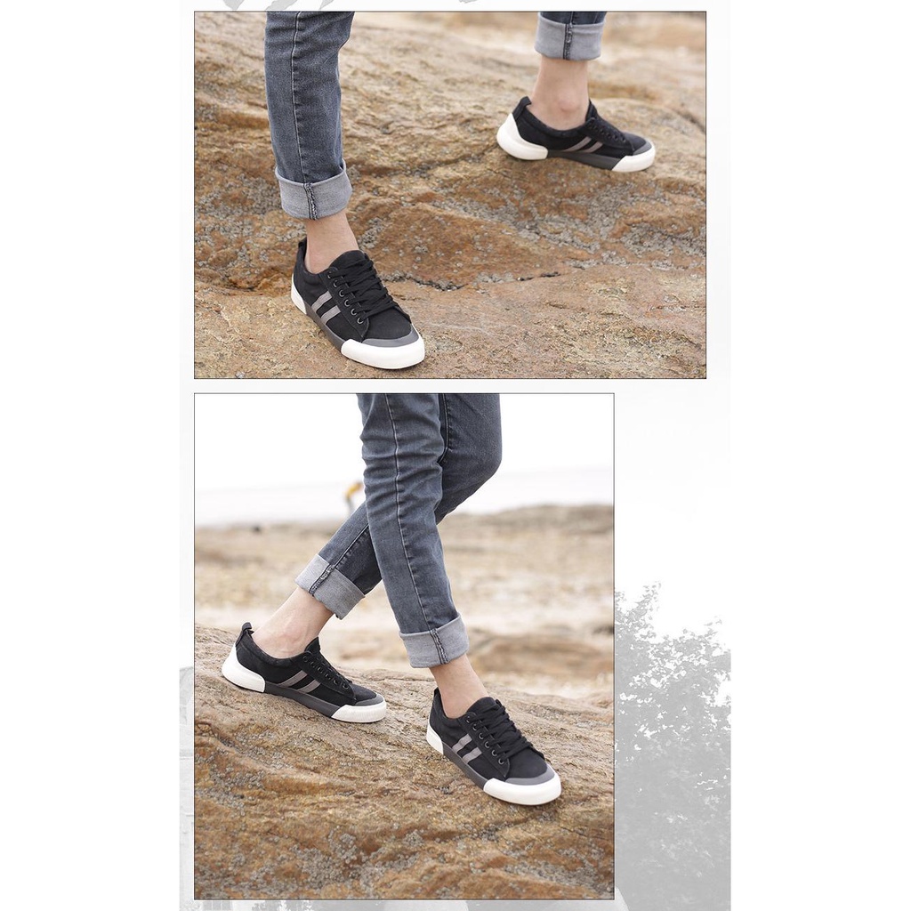Giày Thể Thao canvas Thoáng Khí Thời Trang Cho Nam