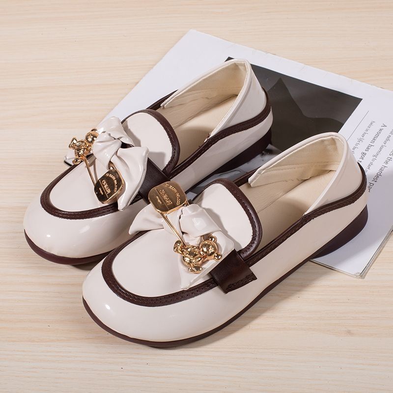 Giày Búp Bê Da Bóng Mũi Tròn Thoải Mái Có size Lớn 35-43 Dành Cho Nữ
