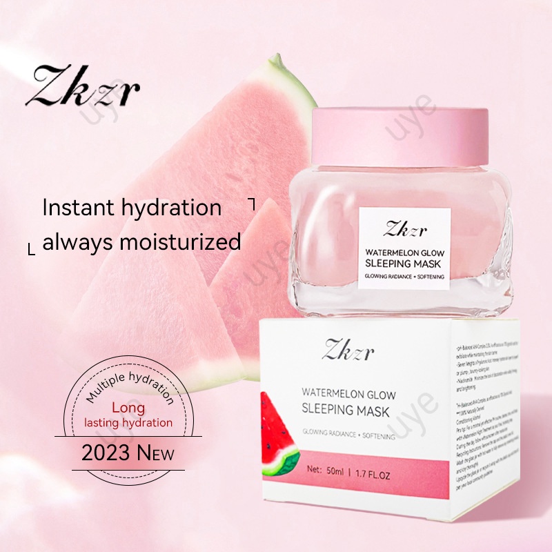 Zkzr Tinh Chất Dưa Hấu / Dưa Hấu Giúp Dưỡng Ẩm Và Chăm Sóc Da Mặt 50ml