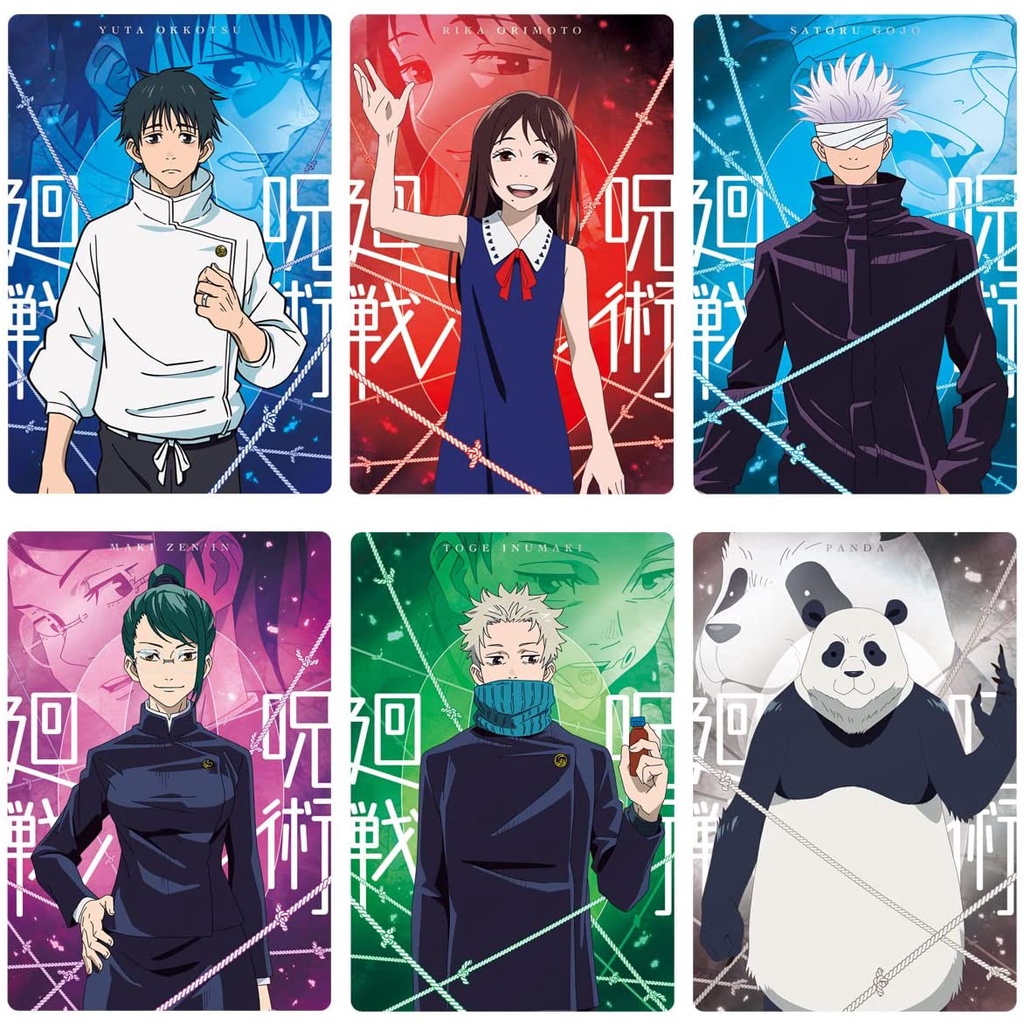 Bánh kẹo nướng kém card nhân phẩm Jujutsu Kaisen limited ss0