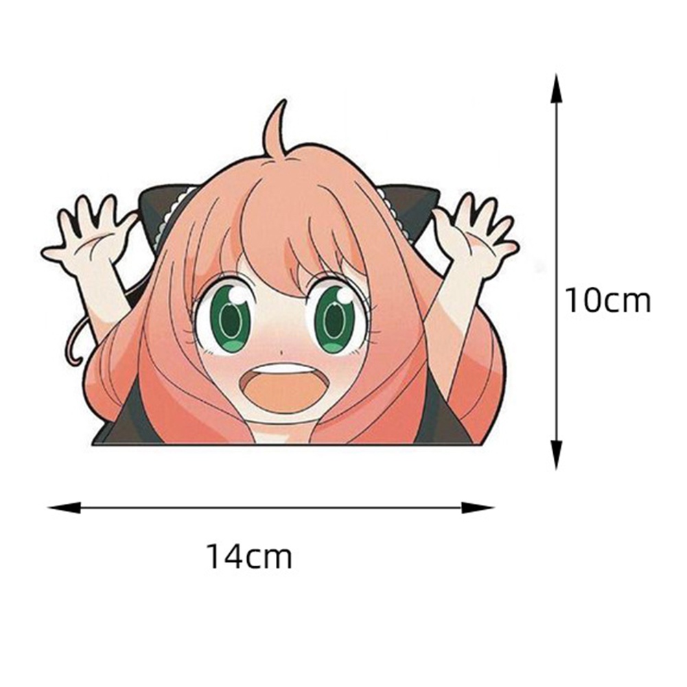 Miếng Dán Trang Trí Hình anime Cao Cấp Cho Xe Hơi Xe Máy