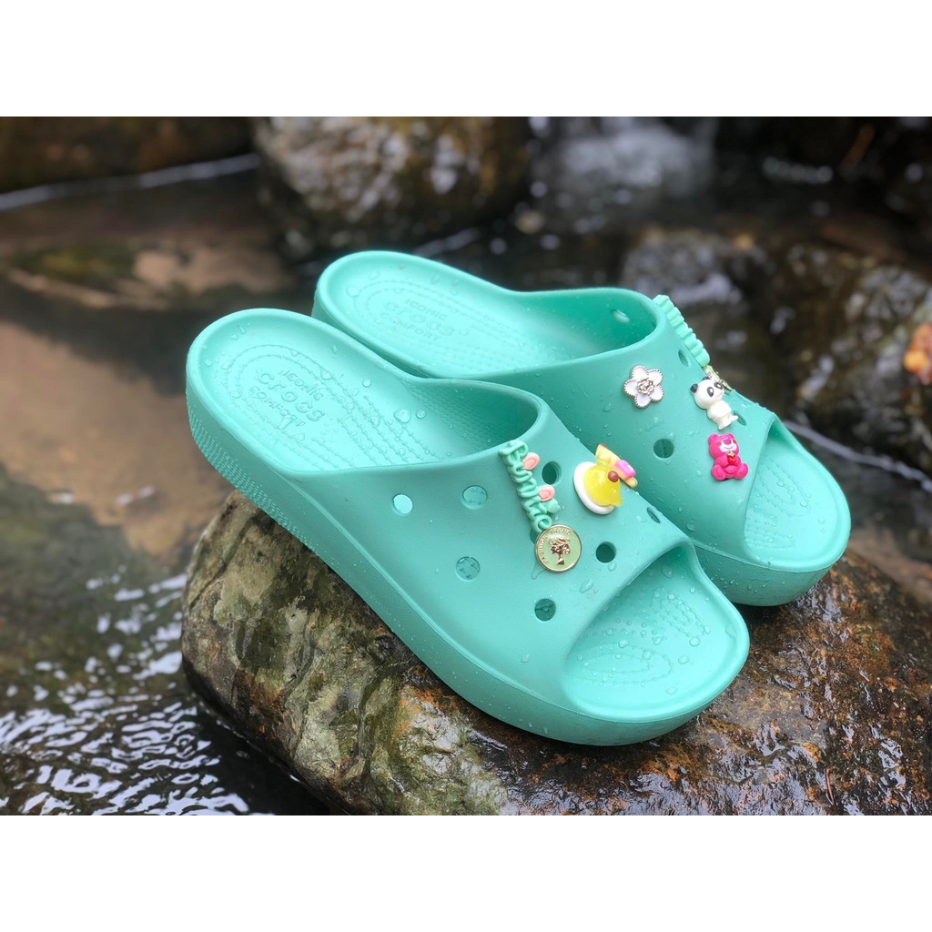 Dép Crocs Đế Cao