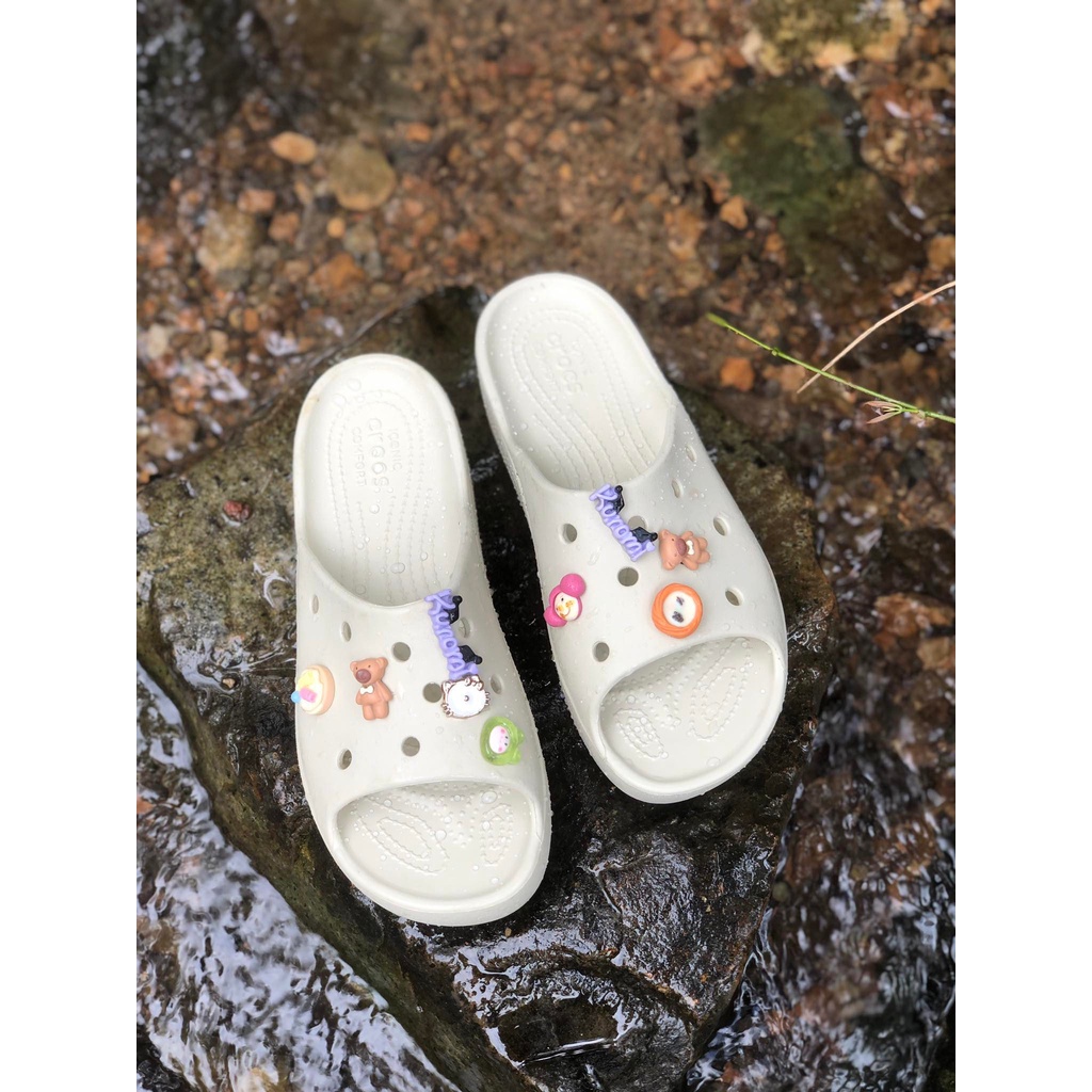 Dép Crocs Đế Cao