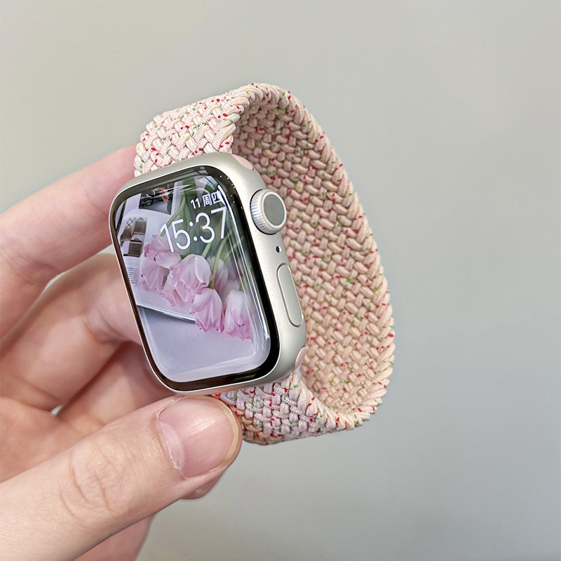 Dây Đeo nylon Có Khóa Trượt Điều Chỉnh Được Cho Đồng Hồ Thông Minh apple watch ultra 49mm 8 7 45mm 41mm / 6 5 4 44mm 40mm se 3 2 1 42mm 38mm iwatch