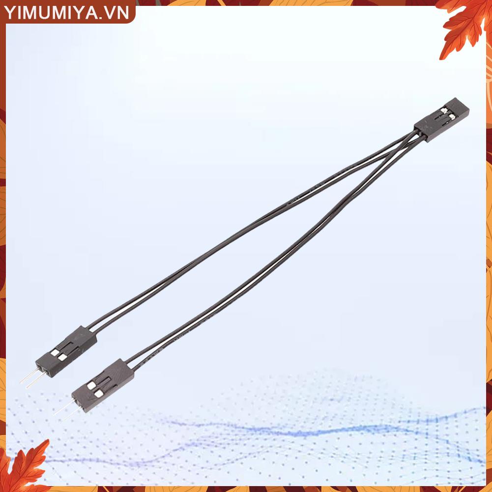 ☼Yimumiya ☼ Cáp Chuyển Đổi 1 Sang 2 10cm 1 female Sang 2 male 2 Pin Cho Bảng Mạch pc