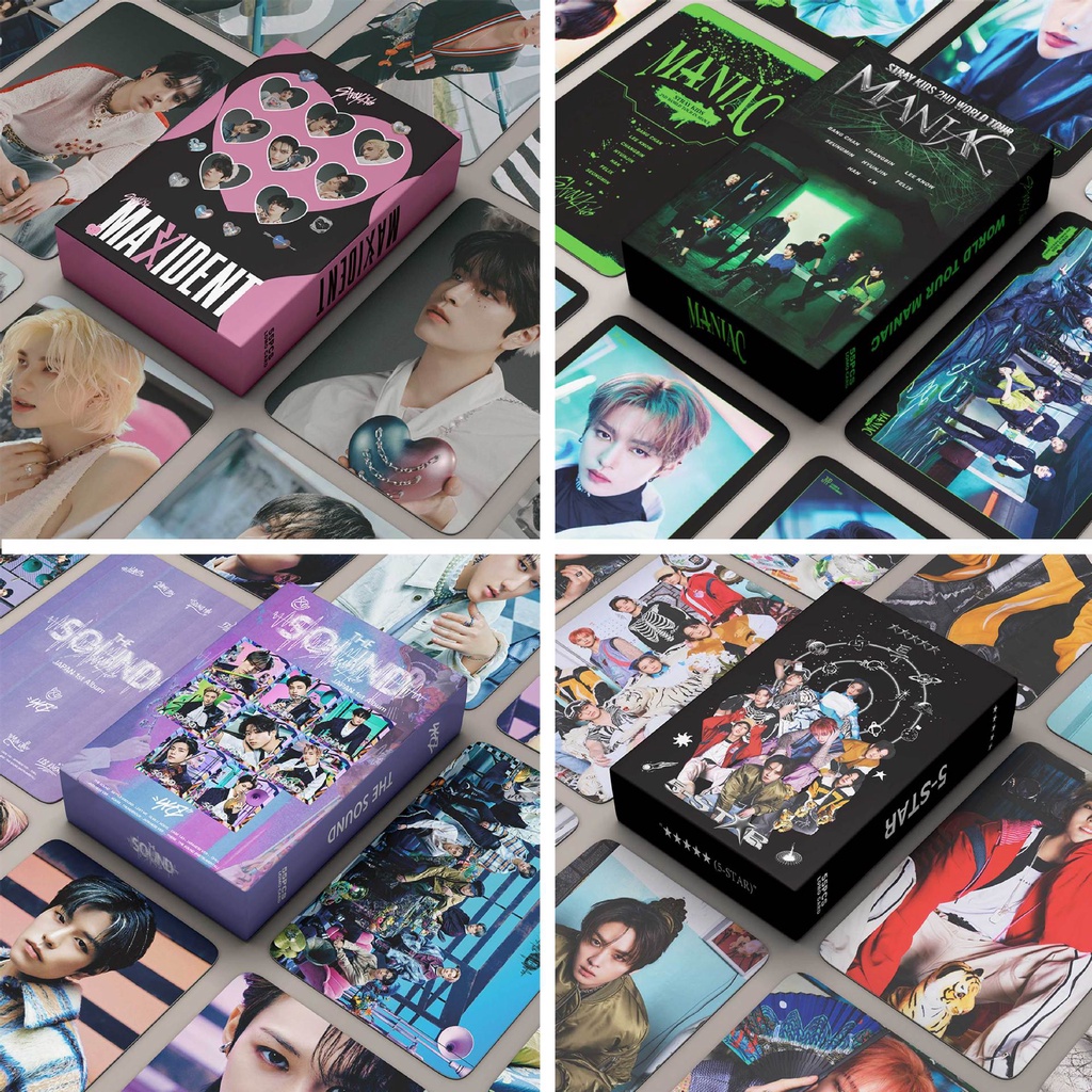 StrayKids Album Xmax ROCK-STAR Photocard Stray Kids MAXIDENT & Bowl  Lomo Card