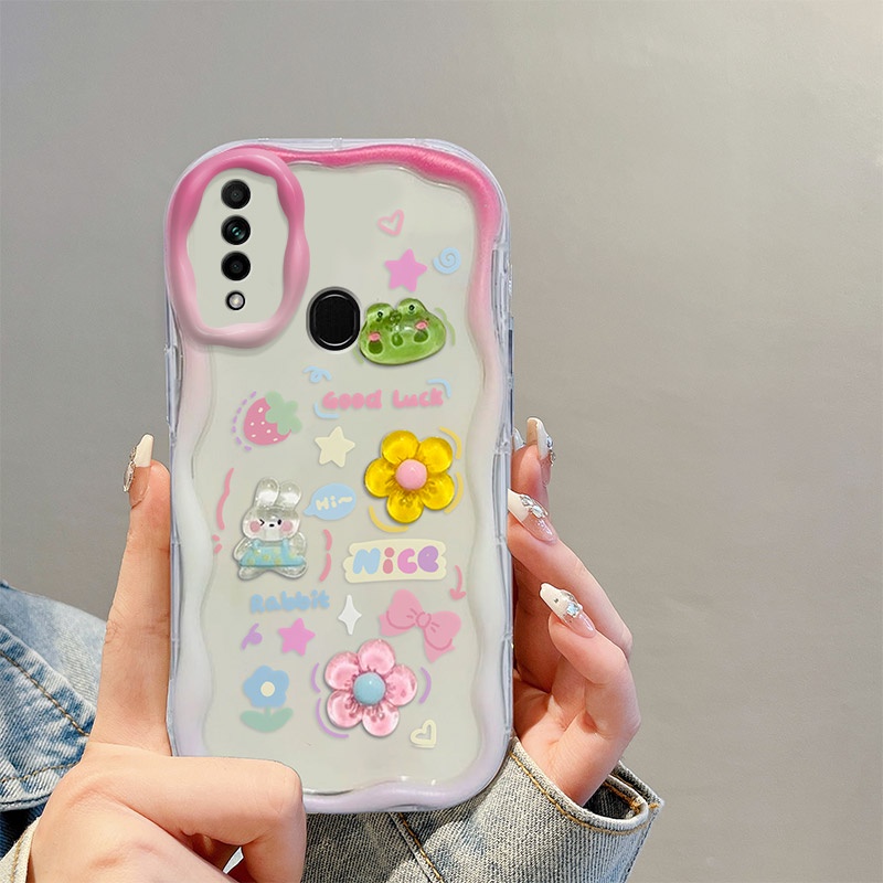 Ốp lưng oppo a31 Dễ Thương Ốp Điện Thoại Gắn Búp Bê 3d Đáng Yêu Cho oppo a31 2020