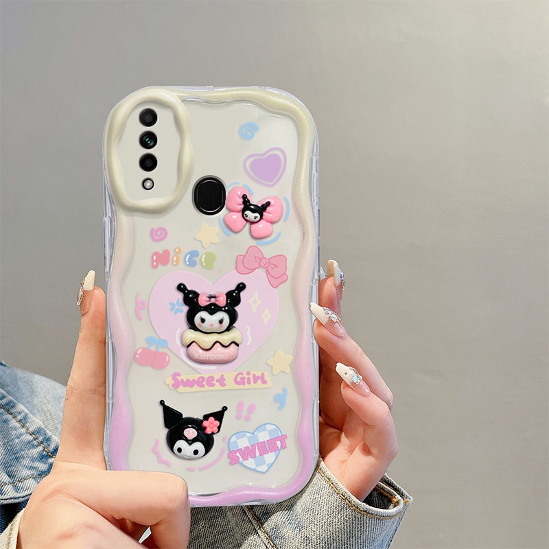 Ốp lưng oppo a31 Dễ Thương Ốp Điện Thoại Gắn Búp Bê 3d Đáng Yêu Cho oppo a31 2020