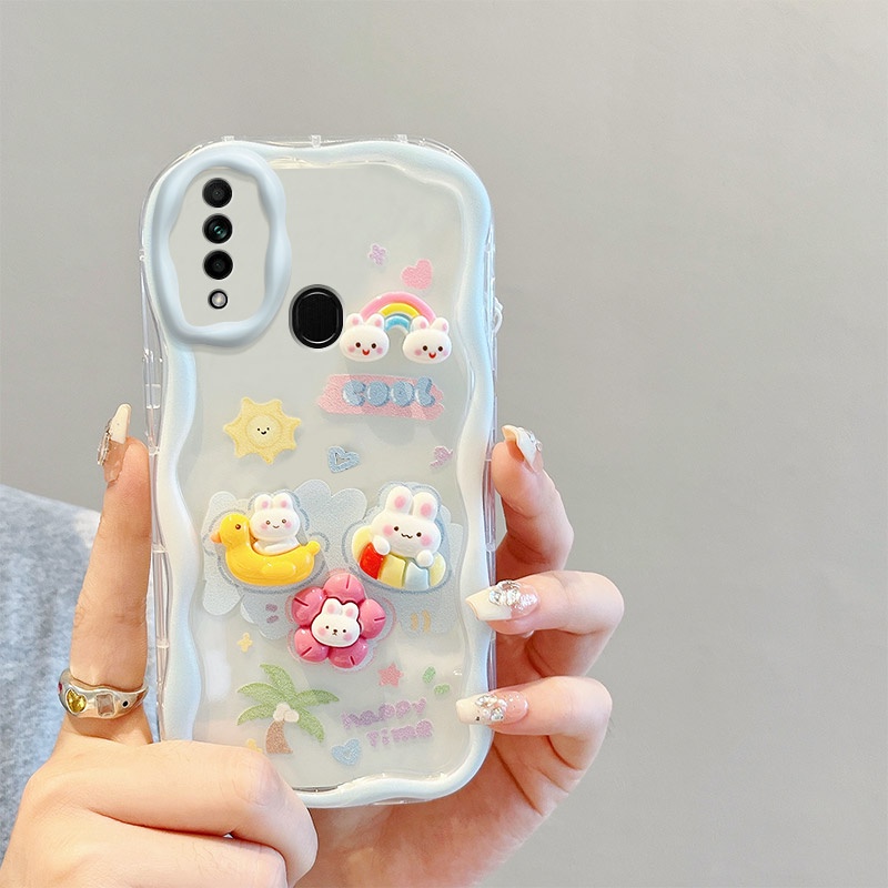 Ốp lưng oppo a31 Dễ Thương Ốp Điện Thoại Gắn Búp Bê 3d Đáng Yêu Cho oppo a31 2020