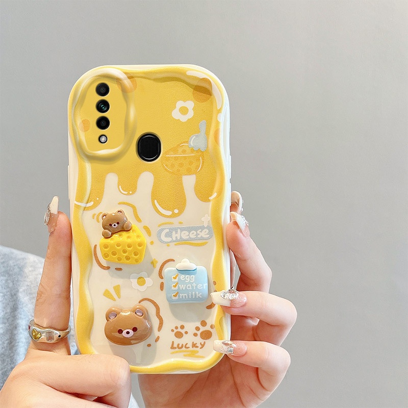 Ốp lưng oppo a31 Dễ Thương Ốp Điện Thoại Gắn Búp Bê 3d Đáng Yêu Cho oppo a31 2020