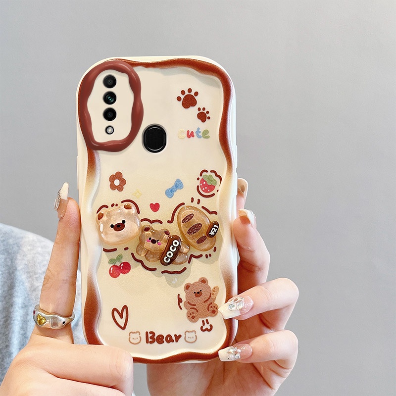 Ốp lưng oppo a31 Dễ Thương Ốp Điện Thoại Gắn Búp Bê 3d Đáng Yêu Cho oppo a31 2020