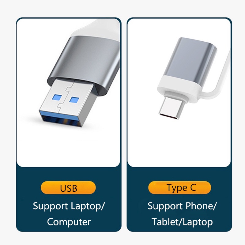 Bộ Chia Cổng usb c / usb 3.0 otg Cho mi pad / huawei / macbook / lenovo / ipad