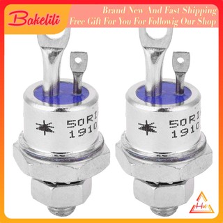 Bakelili 2 Cái Bộ chỉnh lưu có điều khiển Loại vít Thyristor 50RIA120 SCR để điều khiển