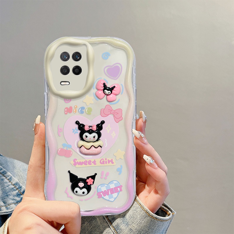 Ốp lưng oppo a54 Ốp Điện Thoại Đính Búp Bê 3d Dễ Thương Cho oppo a54 4g