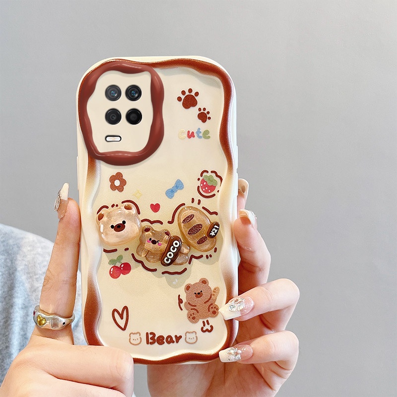 Ốp lưng oppo a54 Ốp Điện Thoại Đính Búp Bê 3d Dễ Thương Cho oppo a54 4g