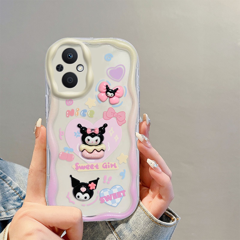 Ốp lưng oppo reno 7z 5g ốp lưng oppo reno 8z 5g Ốp Điện Thoại Gắn Búp Bê 3d Dễ Thương Cho oppo reno 7z 5g reno 8z 5g
